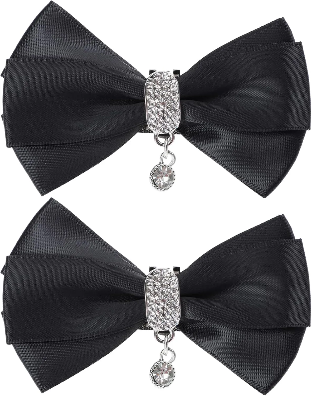1 Pair Detachable Shoe Flower Pearl Shoe Rhinestone Shoes Decoration Womens Accessories Shoe Clips Shoe Jewelry Wedding Shoes for Women Big Bow Bride Rhinestones Miss Bow Tie Charm