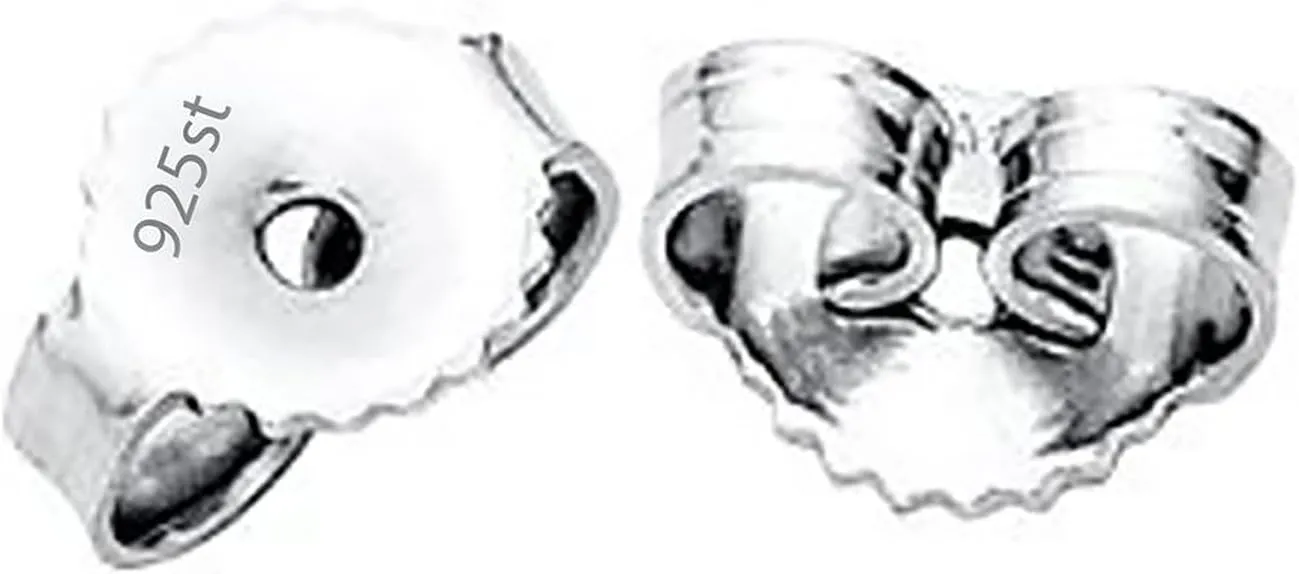 14k Gold Plated Post & Sterling Silver 4 Prong Pure Brilliance Cubic Zirconia Stud Earrings CZ 1.0 to 10.0ctw