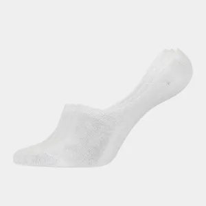 3 pak hvide no-show footies i bambus
