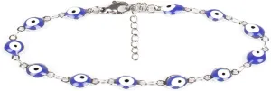 3 Pcs Evil Eye Bracelets for Women Men 18K Gold Plated Stainless Steel Handmade Adjustable Amulet Evil Eyes Jewelry for Family Best Friends