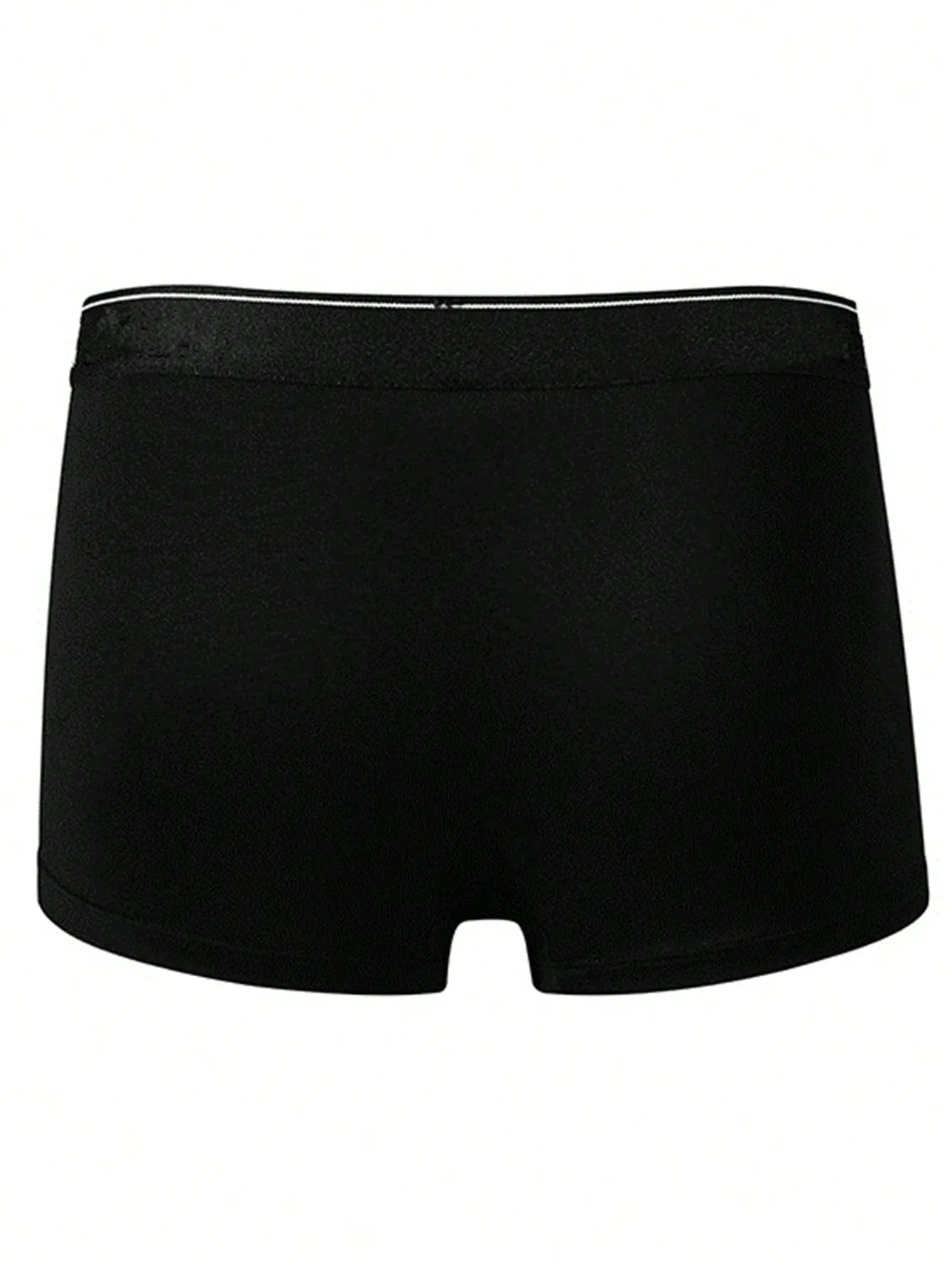 3pcs Men's Breathable Mid-Rise Solid Color Boxer Briefs