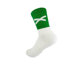 Action X Gaelic Games Sock (Green and White)