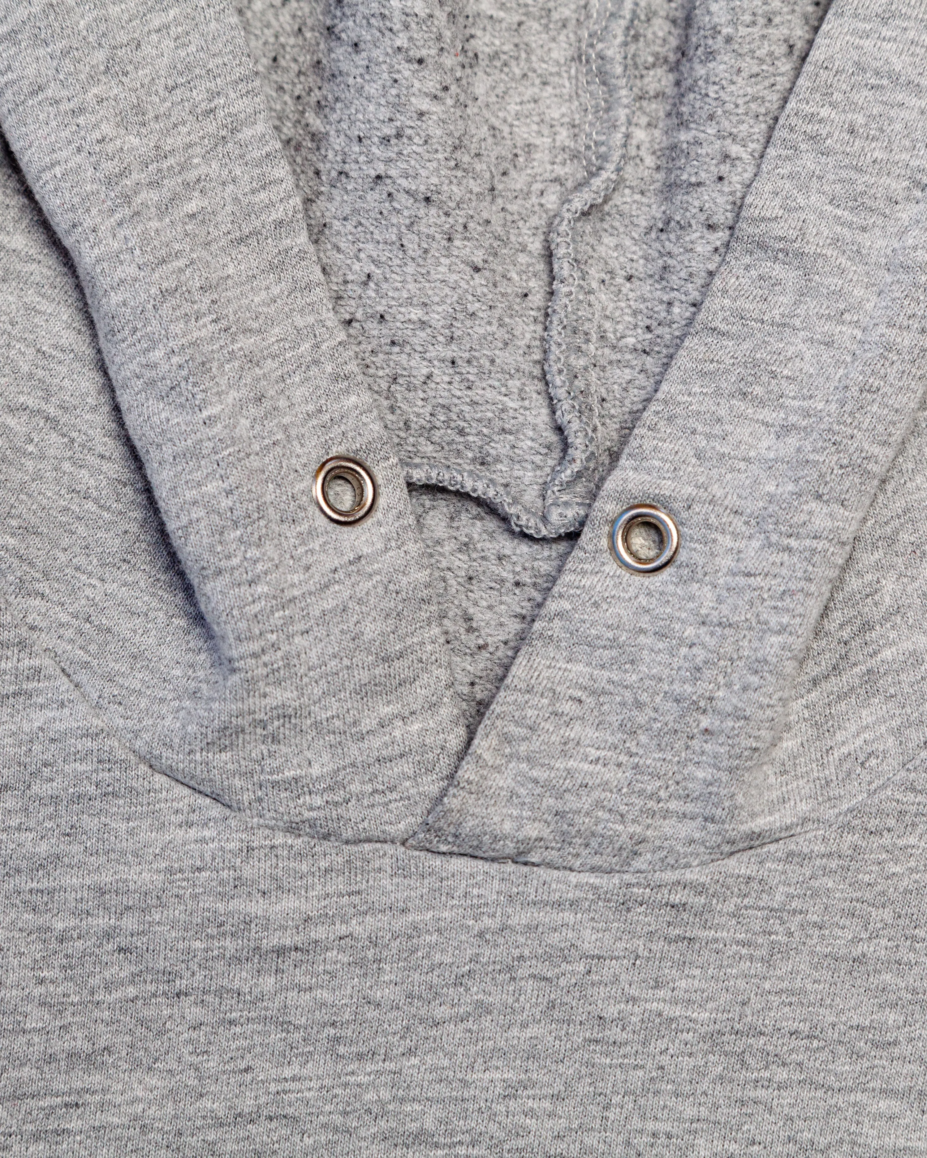 American Apparel Heather Grey Lightweight Hooded Sweatshirt