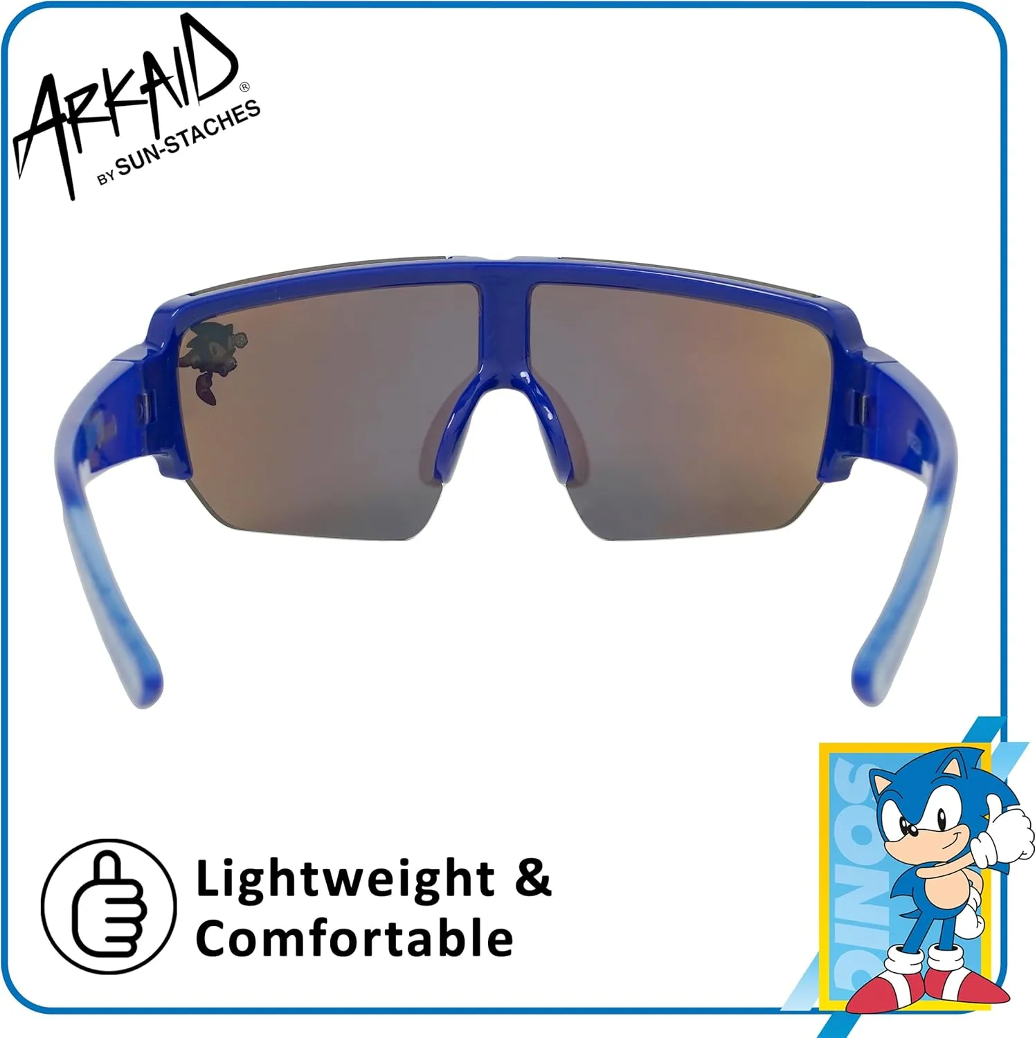 ARKAID Sonic Boys Sunglasses | Official Sega Merchandise | UV 400 | One Size Fits Most Kids
