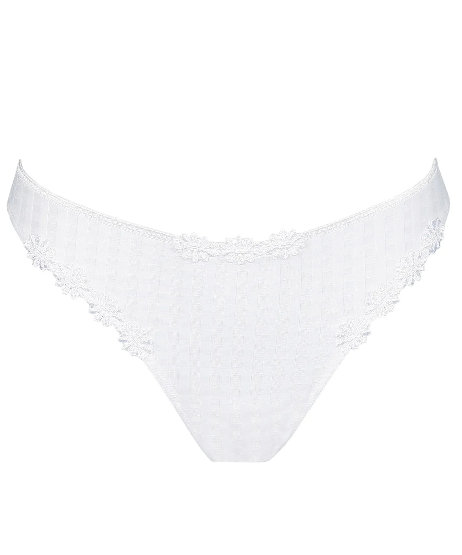 Avero White Thong