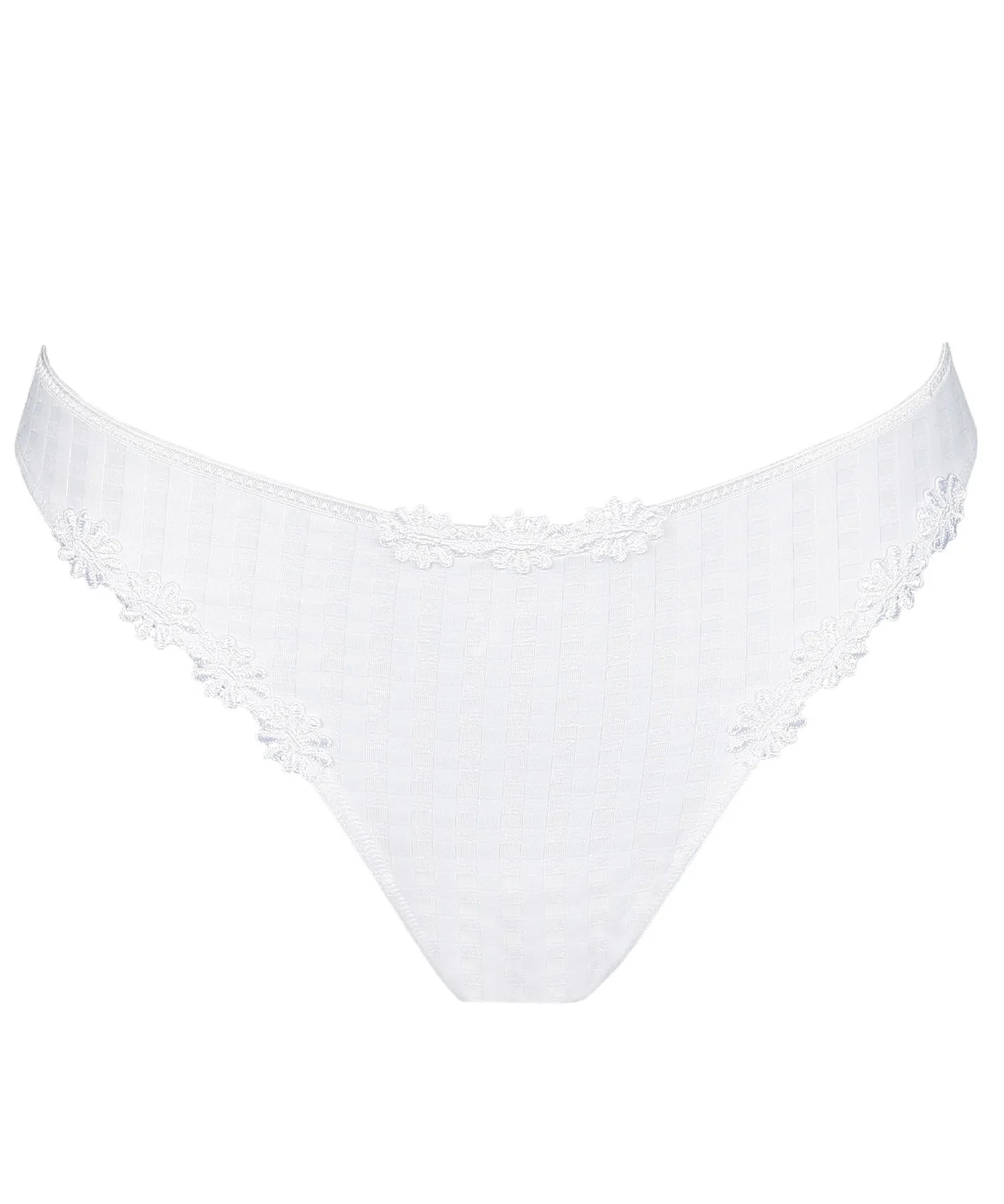 Avero White Thong