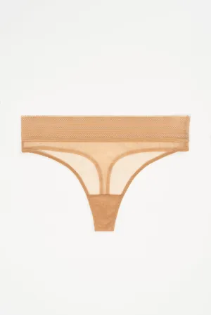 Bare Thong | Caramel