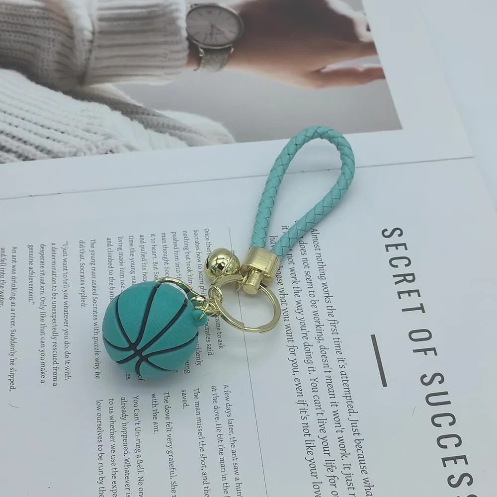 Basketball Keychain Sports Ball Key Chain KeyRings Gift for Boys Girls Men Women