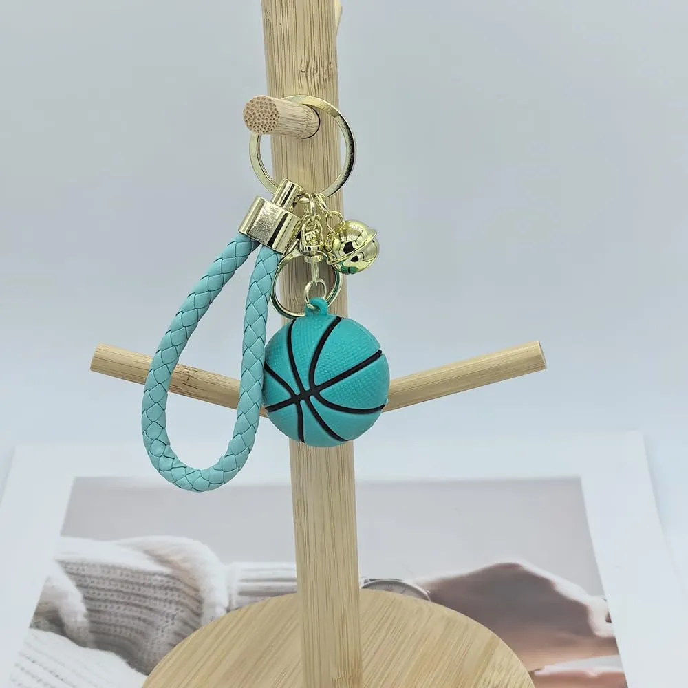 Basketball Keychain Sports Ball Key Chain KeyRings Gift for Boys Girls Men Women