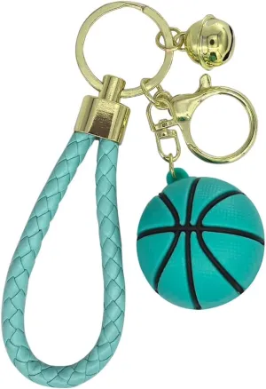 Basketball Keychain Sports Ball Key Chain KeyRings Gift for Boys Girls Men Women
