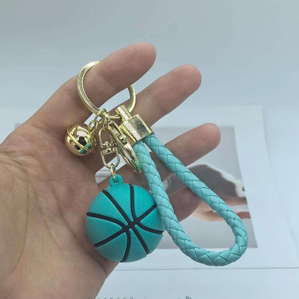 Basketball Keychain Sports Ball Key Chain KeyRings Gift for Boys Girls Men Women