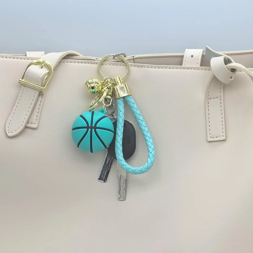 Basketball Keychain Sports Ball Key Chain KeyRings Gift for Boys Girls Men Women
