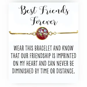Best Friend Bracelet- Friendship Bracelet- Minimalist Bracelet- Gifts for Best Friend Female- Box Chain Bracelet Gift for Her