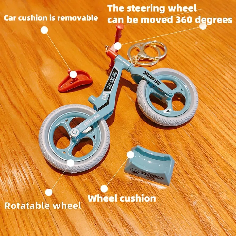Bicycle Keychain Bicycle Model Ornament Keychain Cute Pendant Creative Gift