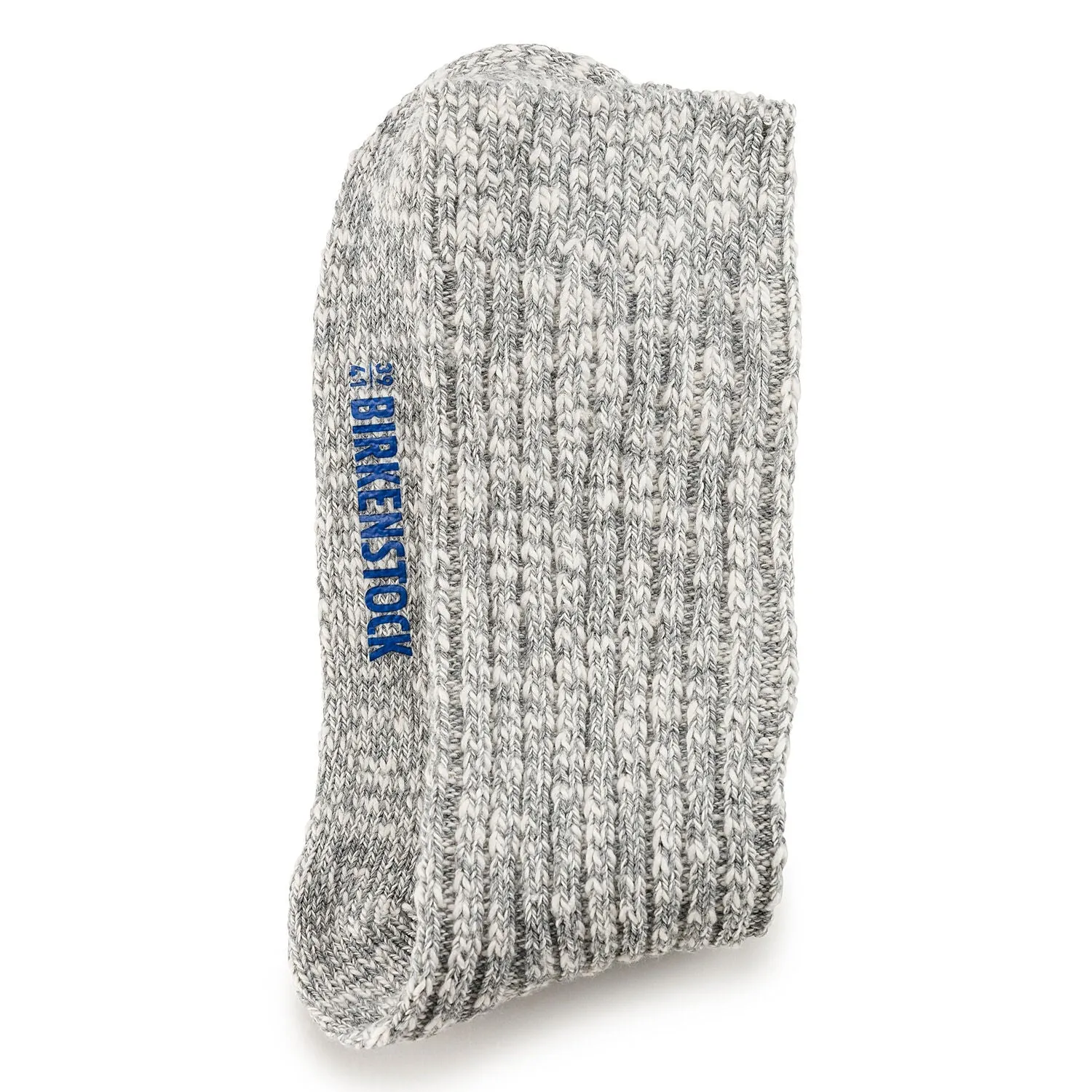 BIRKENSTOCK WOMENS COTTON SLUB SOCK GREY