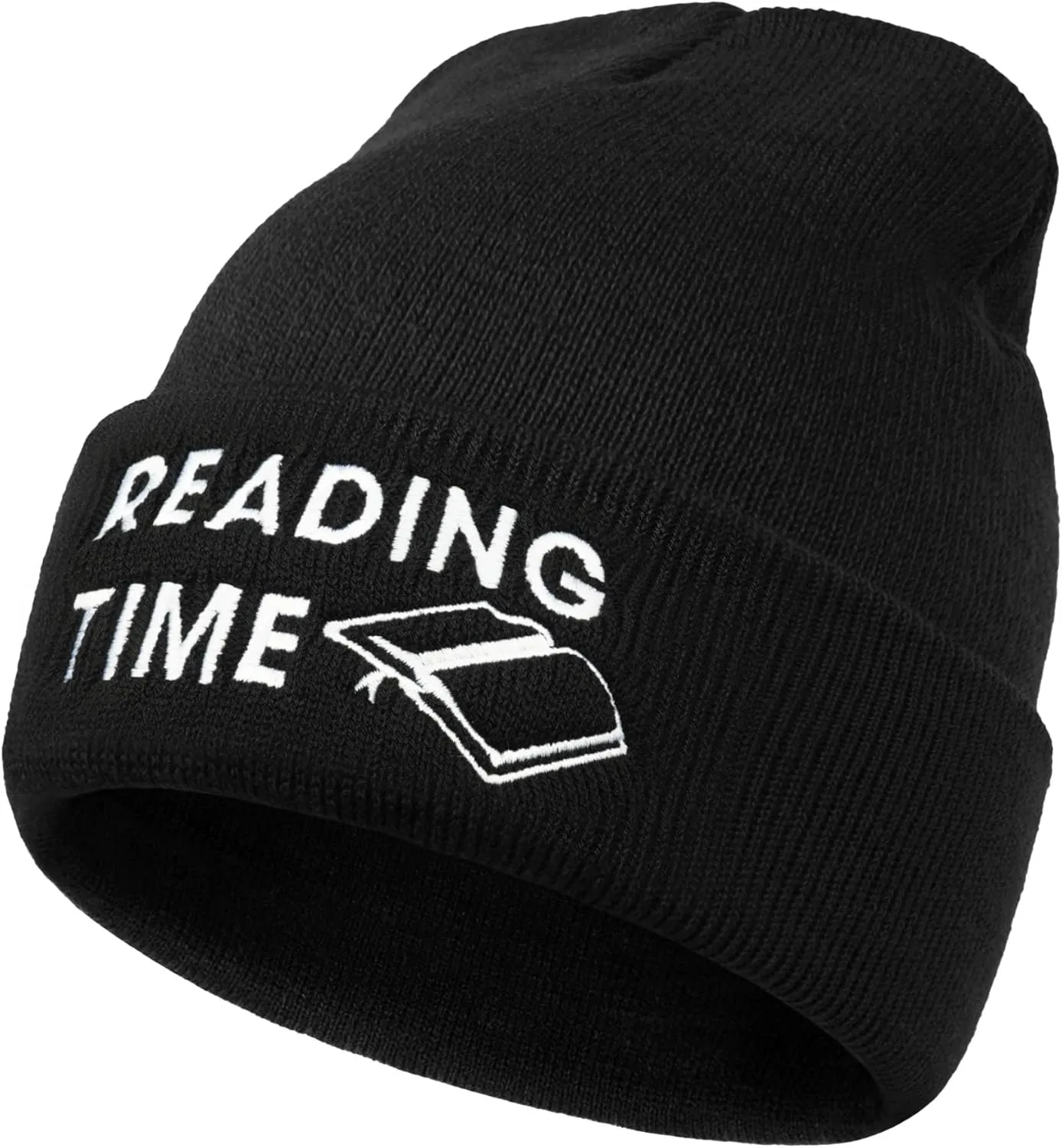 Book Lovers Gifts - Book Accessories for Reading Lovers - Gifts for Readers Nerds - Book Reading Beanie Hats for Men Women