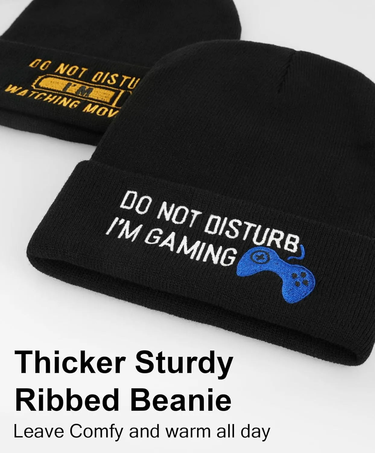 Book Lovers Gifts - Book Accessories for Reading Lovers - Gifts for Readers Nerds - Book Reading Beanie Hats for Men Women