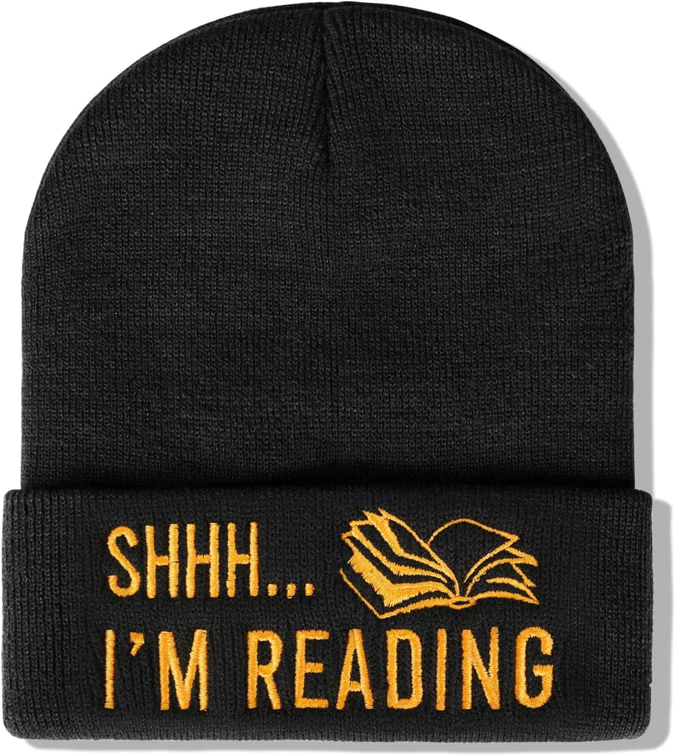 Book Lovers Gifts - Book Accessories for Reading Lovers - Gifts for Readers Nerds - Book Reading Beanie Hats for Men Women