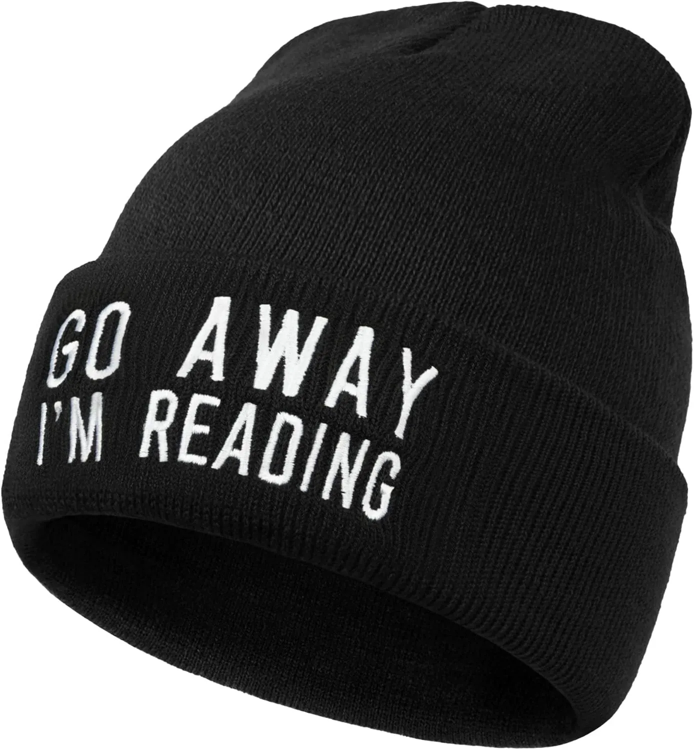 Book Lovers Gifts - Book Accessories for Reading Lovers - Gifts for Readers Nerds - Book Reading Beanie Hats for Men Women