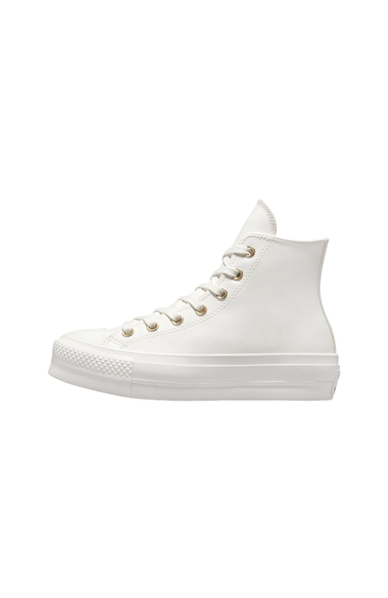 Chuck Taylor All Star Lift Leather High Top Vintage White