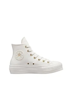 Chuck Taylor All Star Lift Leather High Top Vintage White