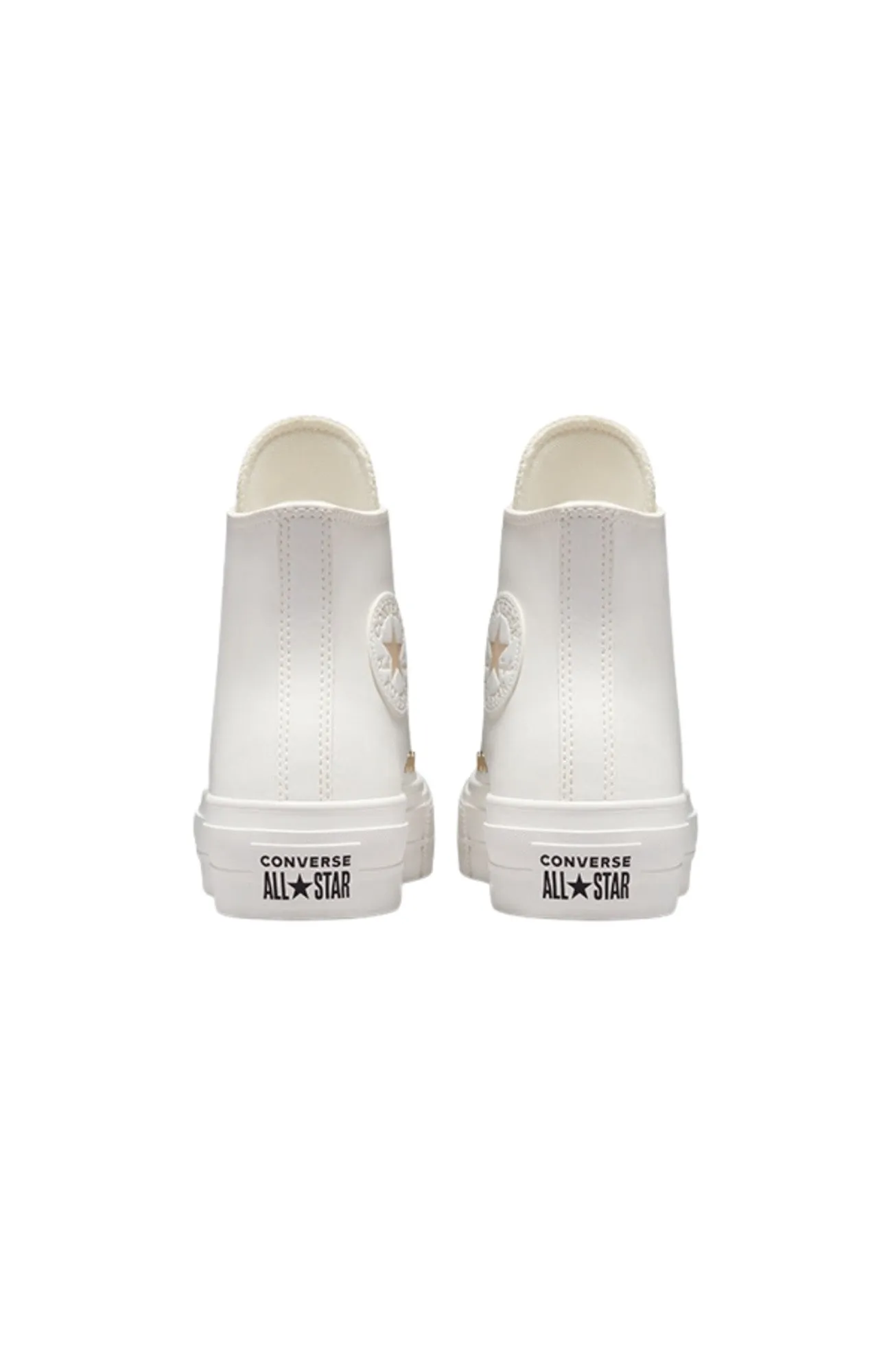 Chuck Taylor All Star Lift Leather High Top Vintage White