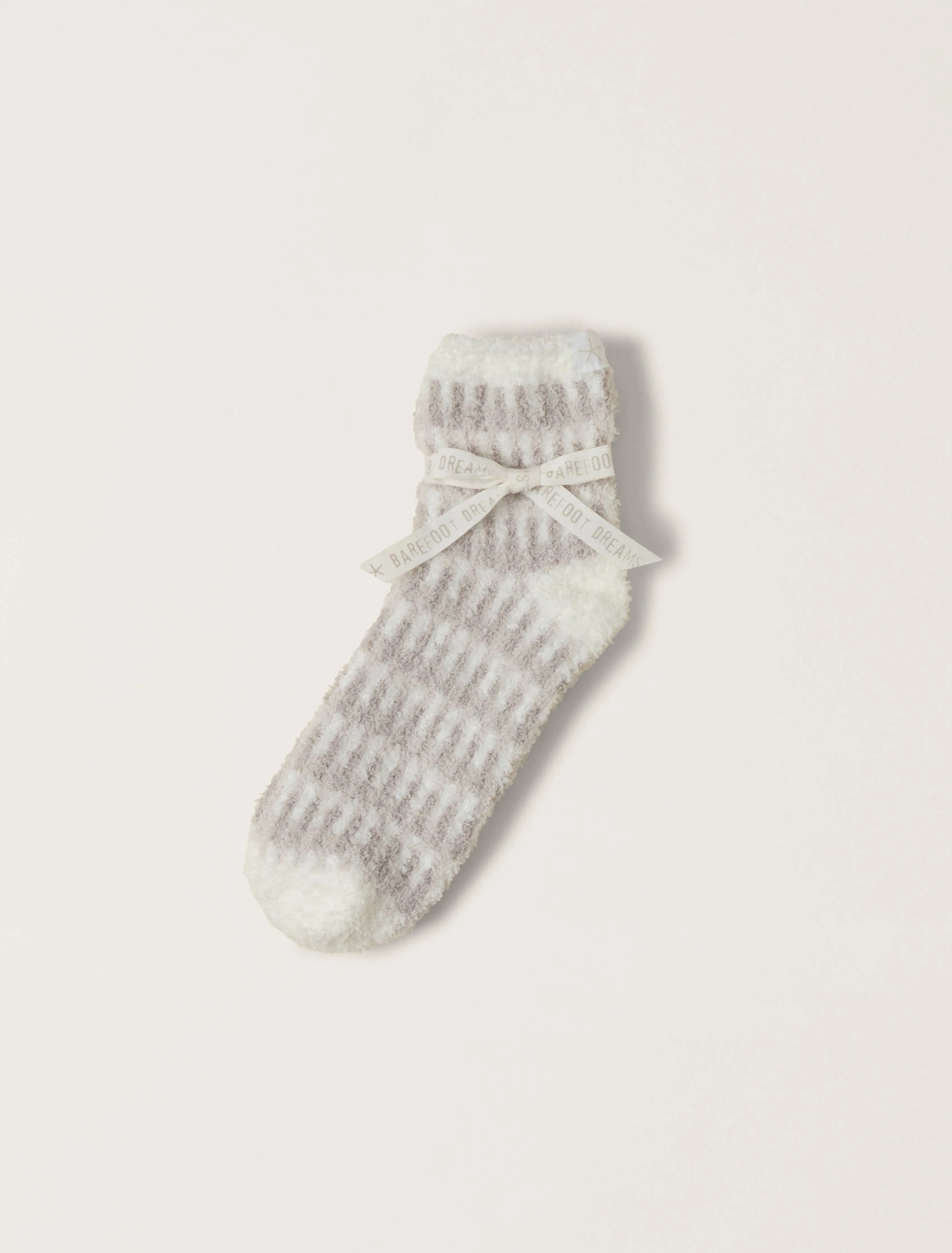 CozyChic® Stripe Geo Tennis Socks - Pearl Multi