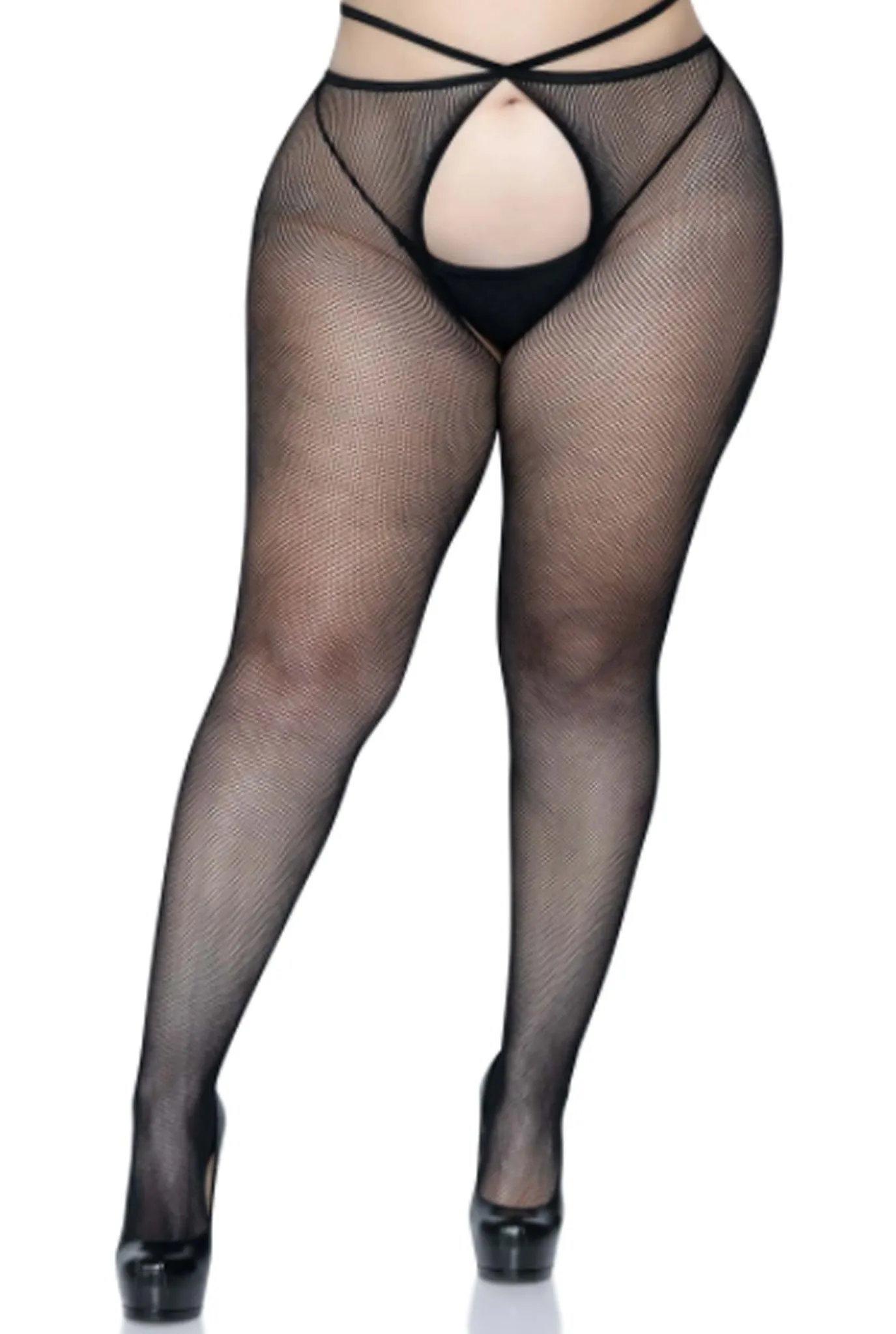 Crotchless Fishnet Tights