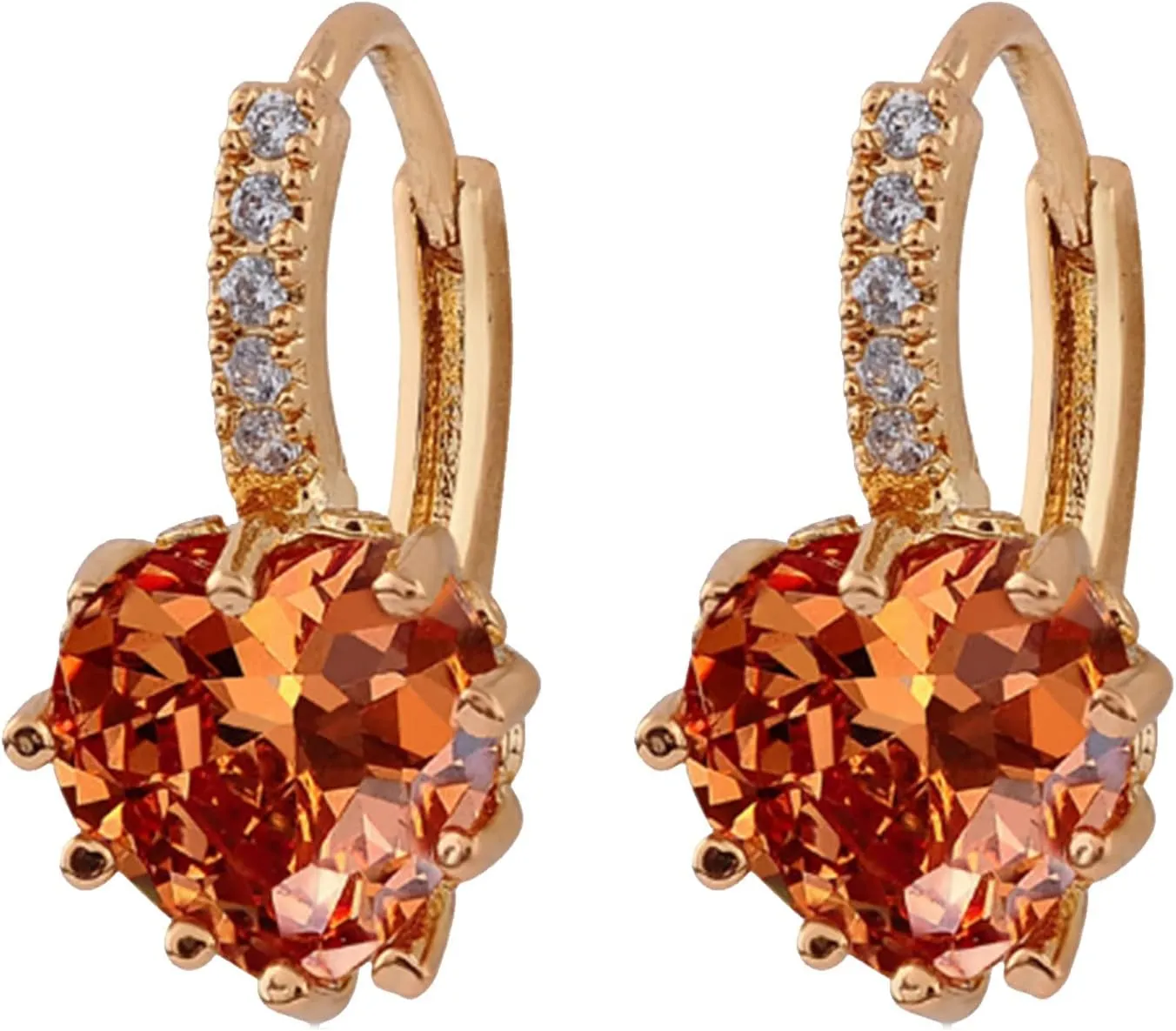 Crystal Square Cushion Drop Leverback Earrings Gold Pated Hypoallergenic Cute Dangle Earring Fashion Jewelry for Women