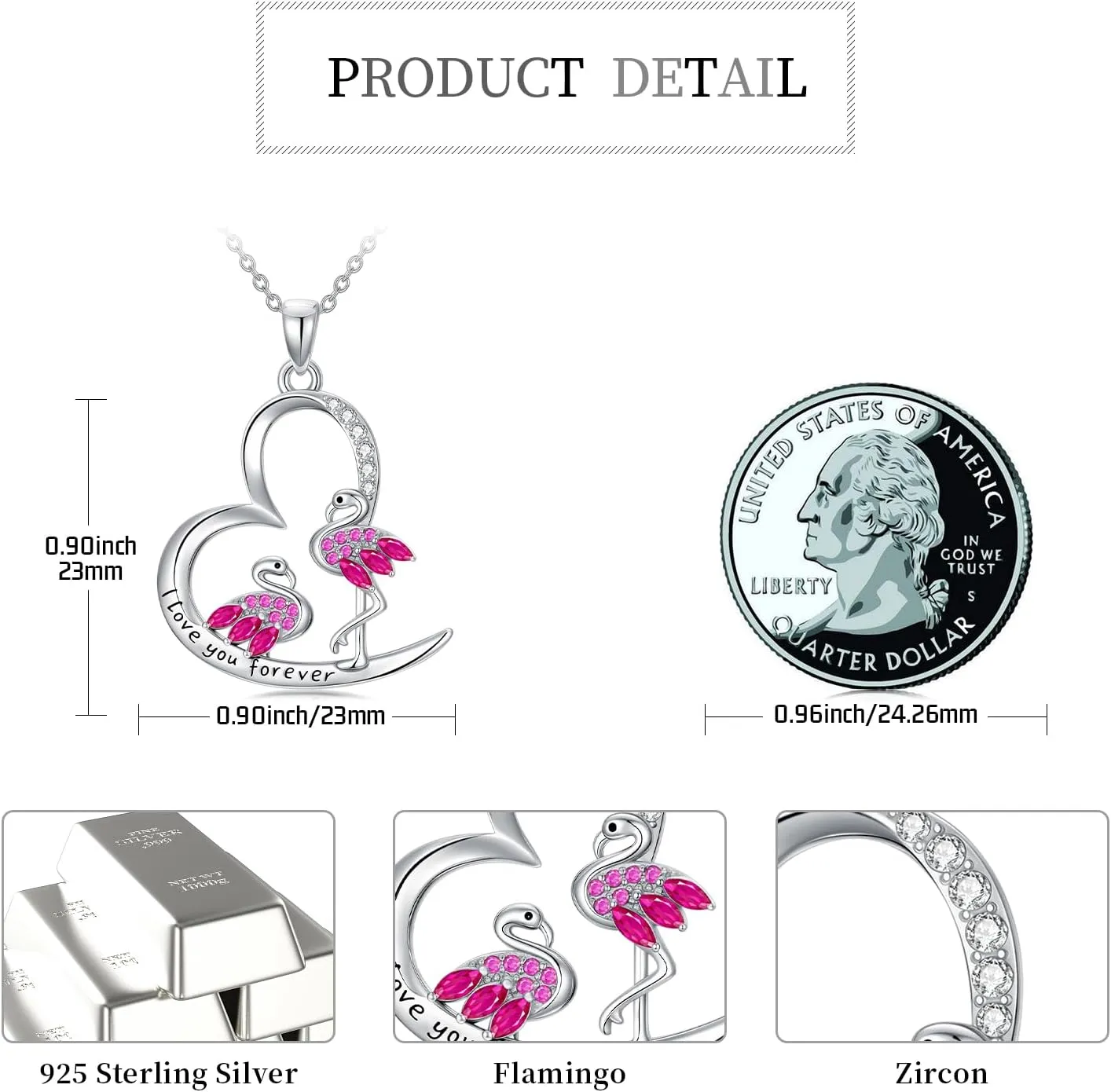 Cute Animal Necklace for Women 925 Sterling Silver Animal Pendant Jewelry Christmas Birthday Gifts for Daughter