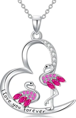 Cute Animal Necklace for Women 925 Sterling Silver Animal Pendant Jewelry Christmas Birthday Gifts for Daughter