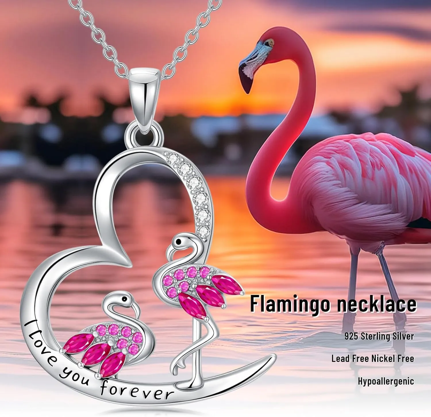 Cute Animal Necklace for Women 925 Sterling Silver Animal Pendant Jewelry Christmas Birthday Gifts for Daughter