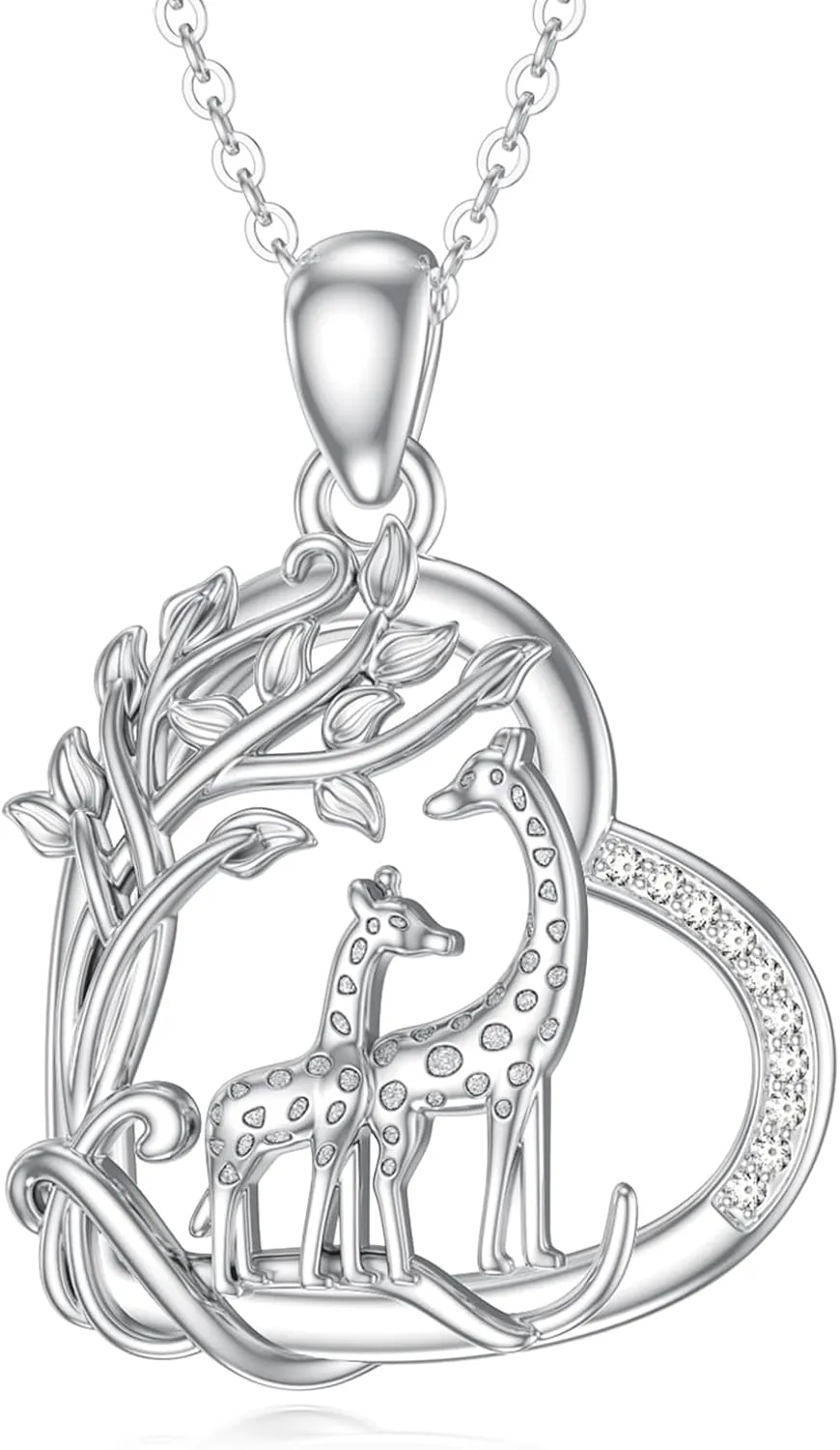 Cute Animal Necklace for Women 925 Sterling Silver Animal Pendant Jewelry Christmas Birthday Gifts for Daughter