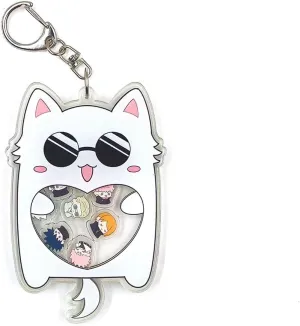 Cute Cat Keychain Anime Cat Keychain Keyring for Backpack Bag Jewelry Accessories for Men Women