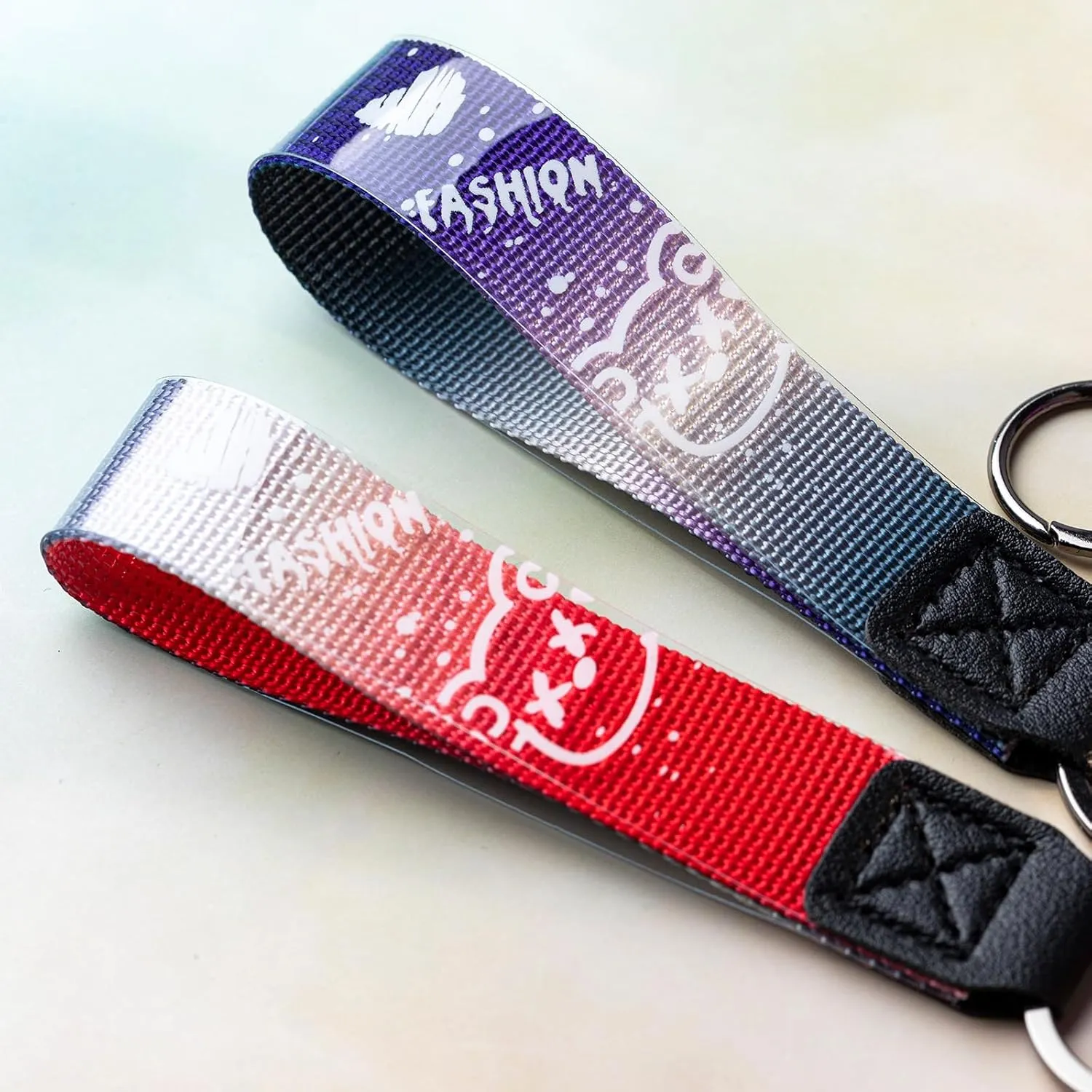 Cute Kawaii Bear Keychain, Backpack Key Chain Accessories Wristlet Key chain Car Charms 