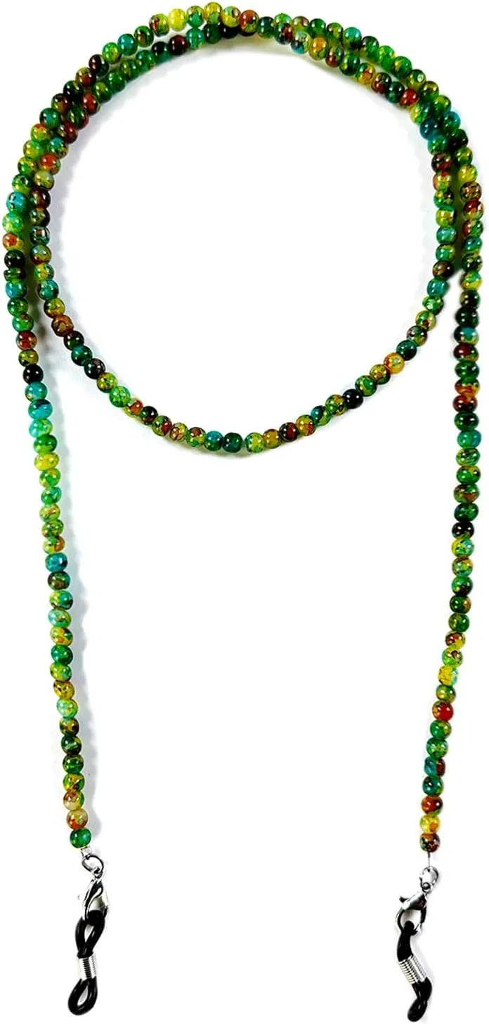 DECKER Bead Womens eyeglass chain eyewear retainer Reading glass Necklace Lanyard