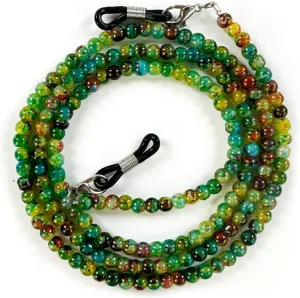 DECKER Bead Womens eyeglass chain eyewear retainer Reading glass Necklace Lanyard