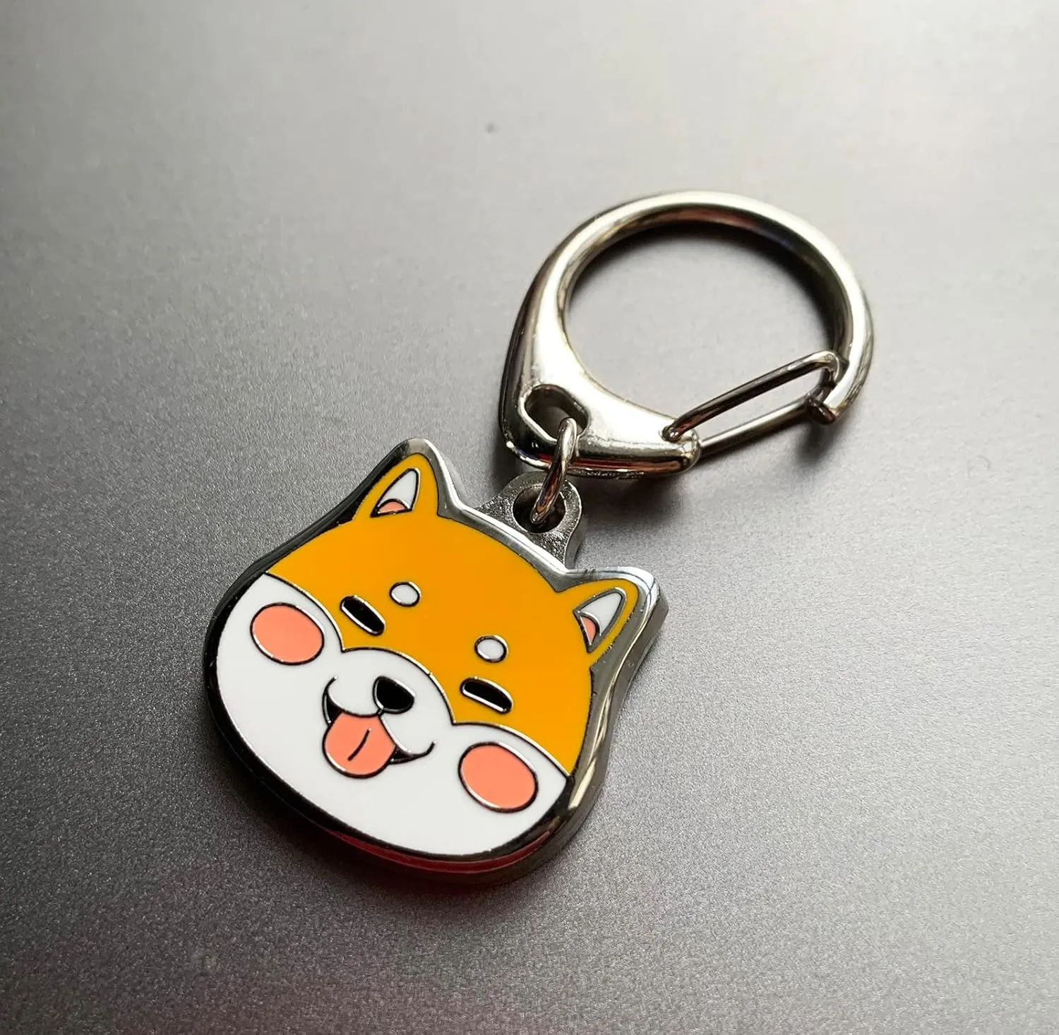 Dog Keychain, Pet Pendant Keyring, Metal Dog Lover Keyring, Bag Pendant Decoration