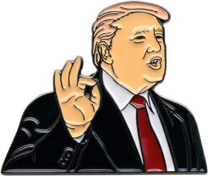 Donald Trump United States President Soft Enamel Pin, Jewelry, Art Enamel Pin