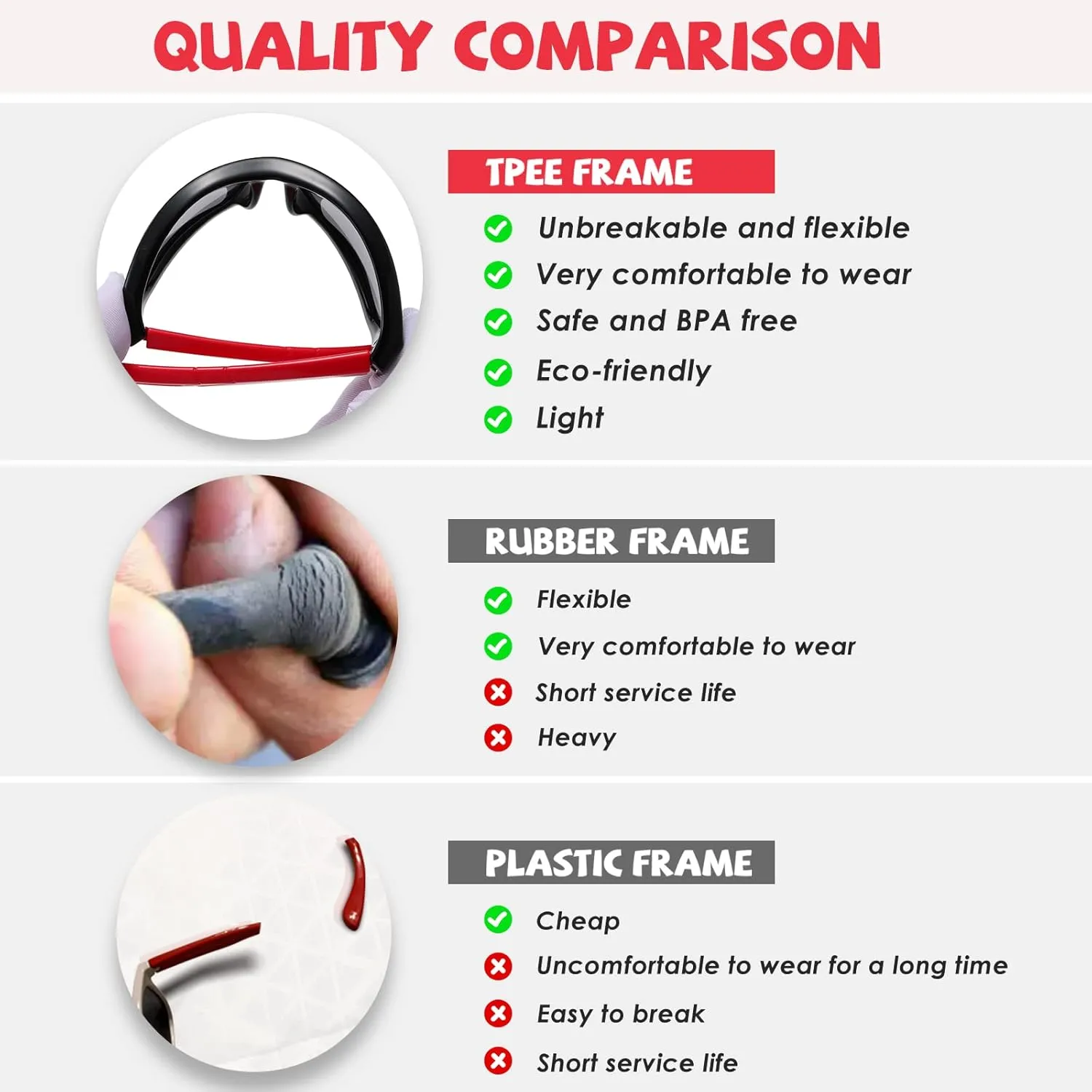DUCO Polarized Kids Sunglasses with Strap for Boys Girls Youth Sports Baseball Sunglasses 100% UV Protection K029