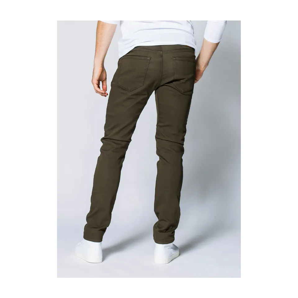 DUER Men's No Sweat Pant Slim Army Green