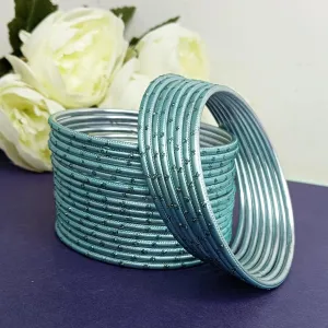 Efulgenz Mothers Day Gift Indian Bangles for Women Multipack of Indian Bangles Set Bollywood Plain Metal Bangle Bracelets Costume Jewelry (Set of 48)