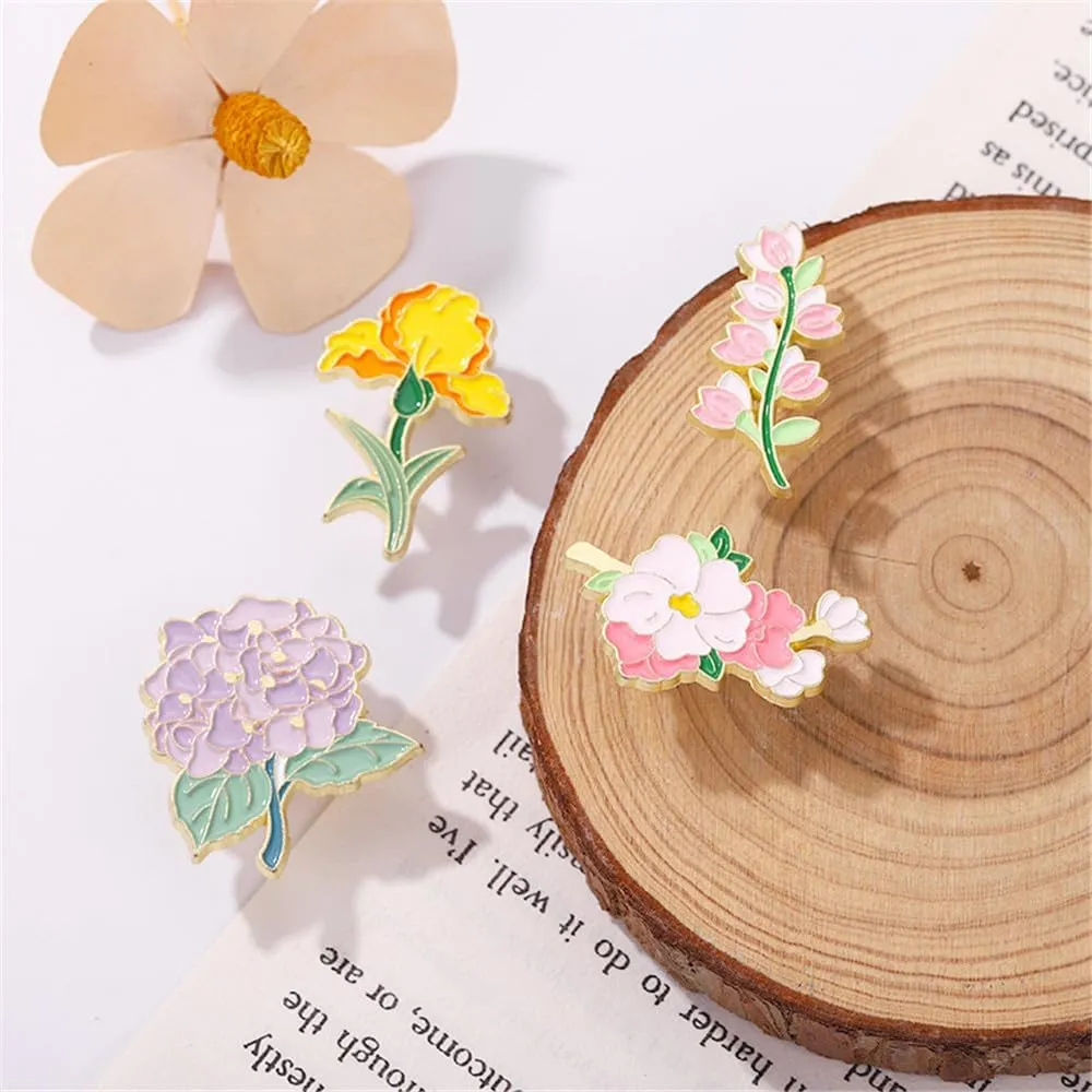 Enamel Pin Set Creative Lovely Brooch Pins Enamel Lapel Pin Lettering Pins Lapel Badge