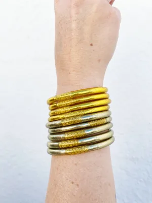 Etoile All Weather Bangles (Set of 6) - Serenity Prayer MEDIUM