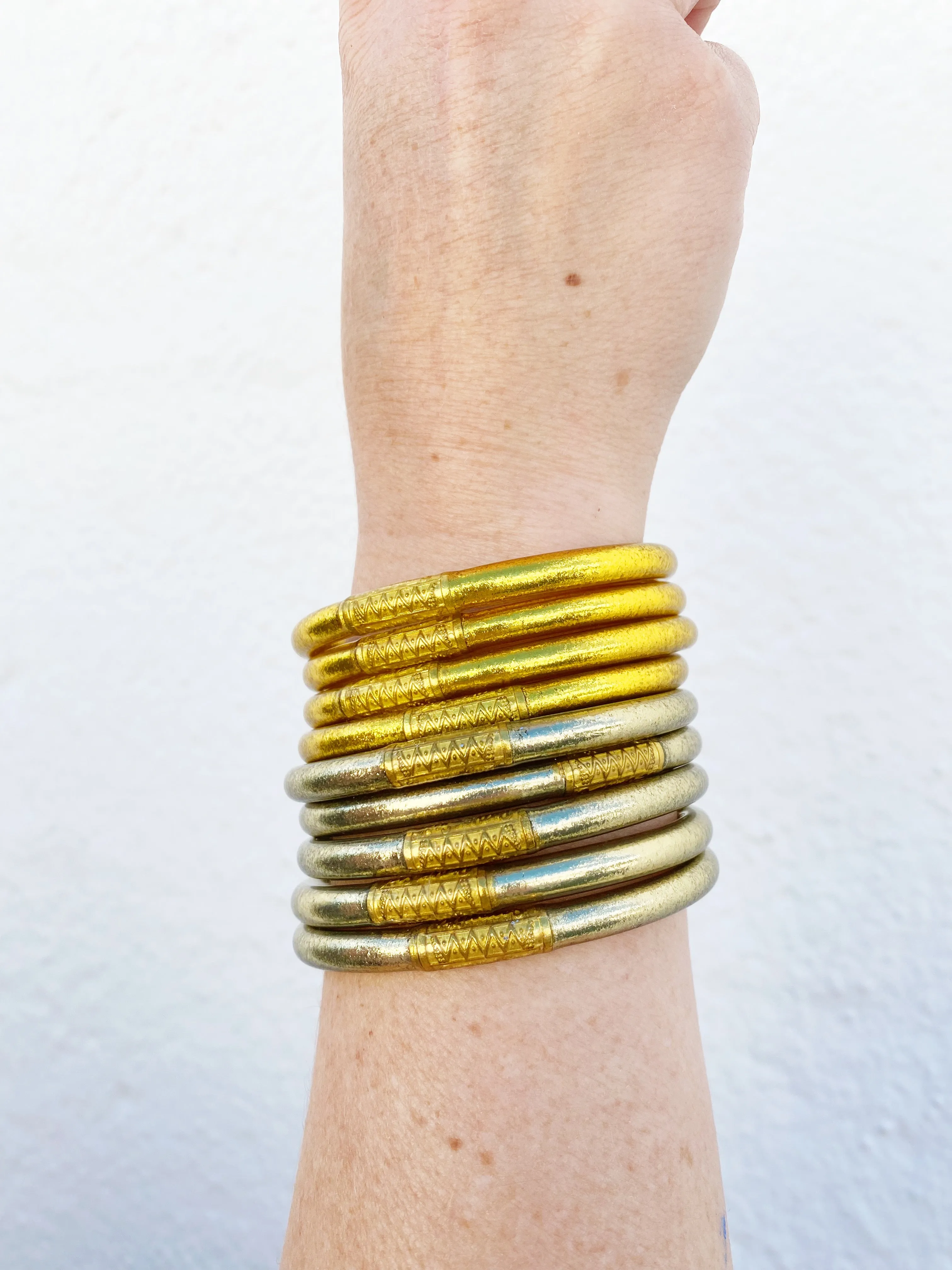 Etoile All Weather Bangles (Set of 6) - Serenity Prayer MEDIUM