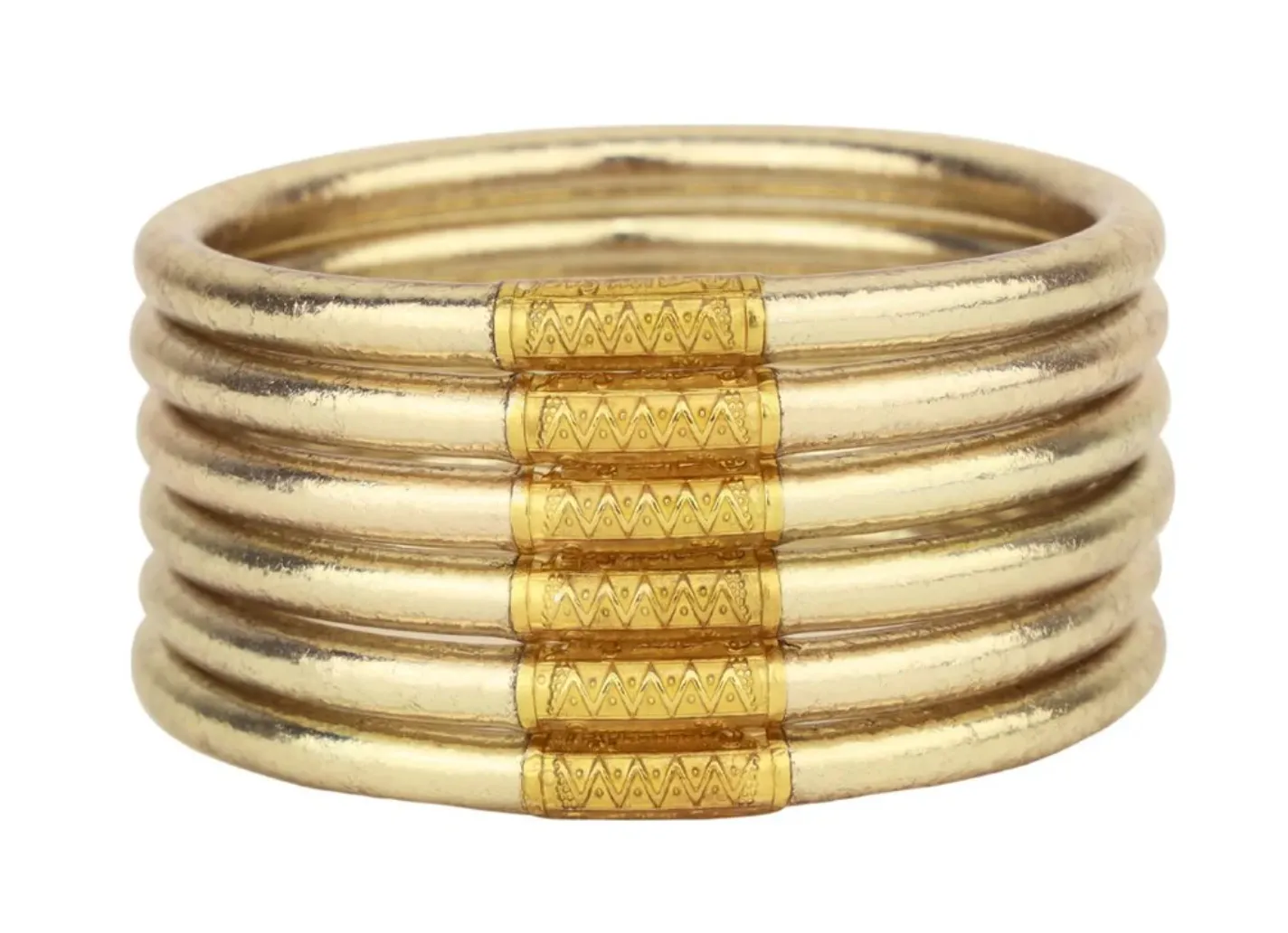 Etoile All Weather Bangles (Set of 6) - Serenity Prayer MEDIUM