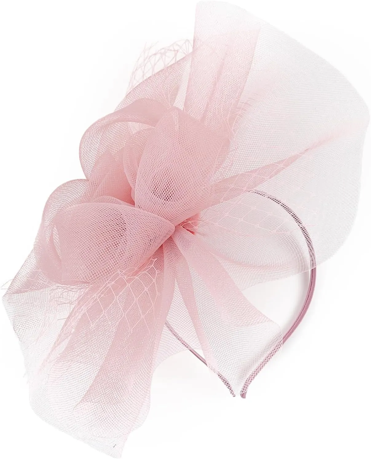 Fascinator Hats for Women Tea Party Hats and Gloves Pearl Jewelry Set Derby Hat for Cocktail Wedding