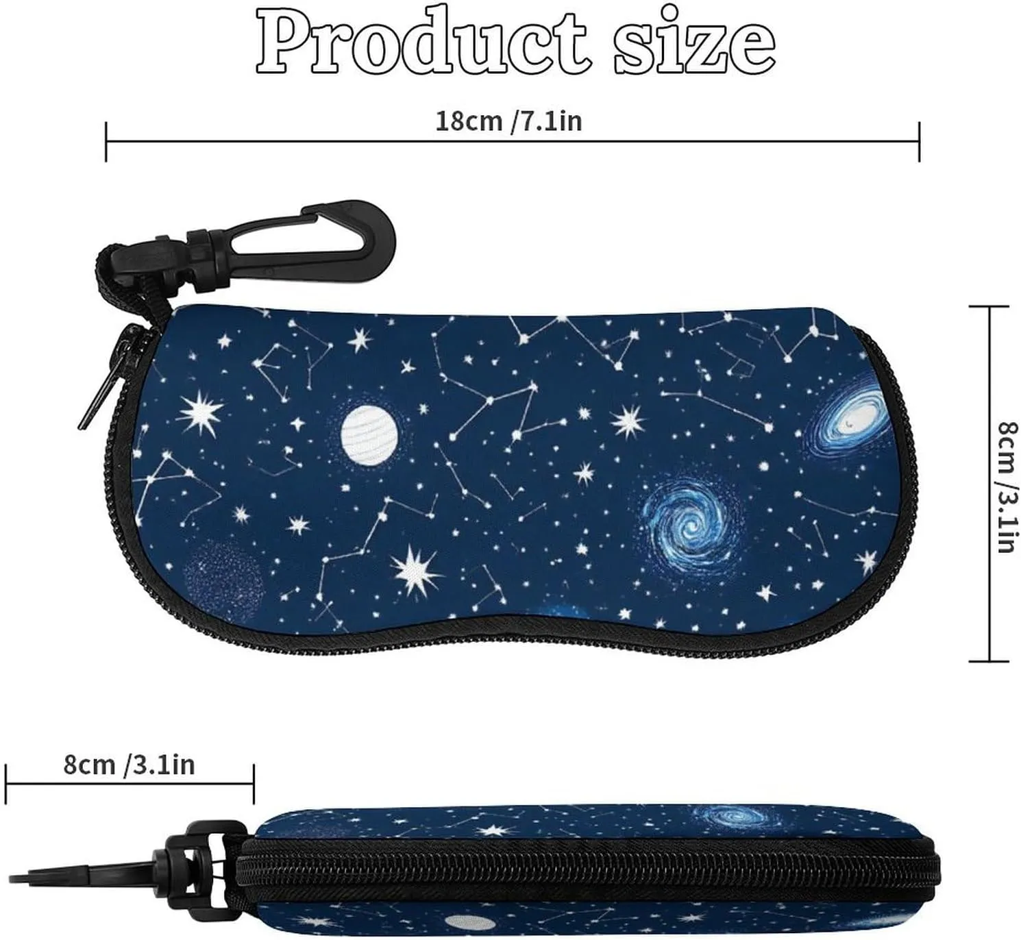 Fashion Soft Eyeglass Case Portable Sunglasses Pouch For Women Men