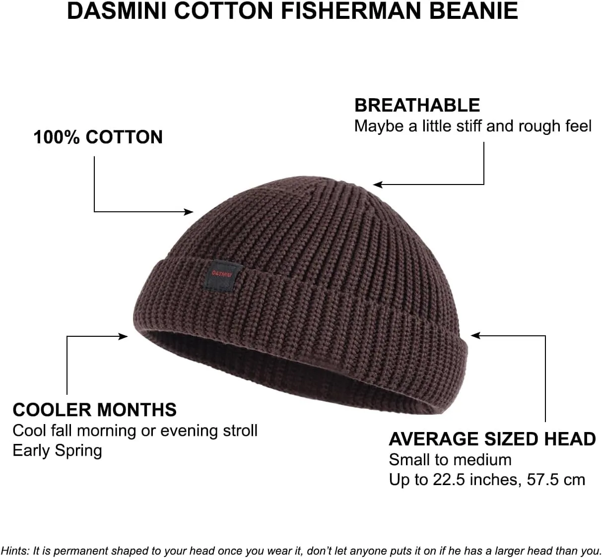 Fisherman Beanie Hats for Men Women,Knit Trawler Skull Cap,Watch Cap,Spring Fall Winter Warm Short Hats
