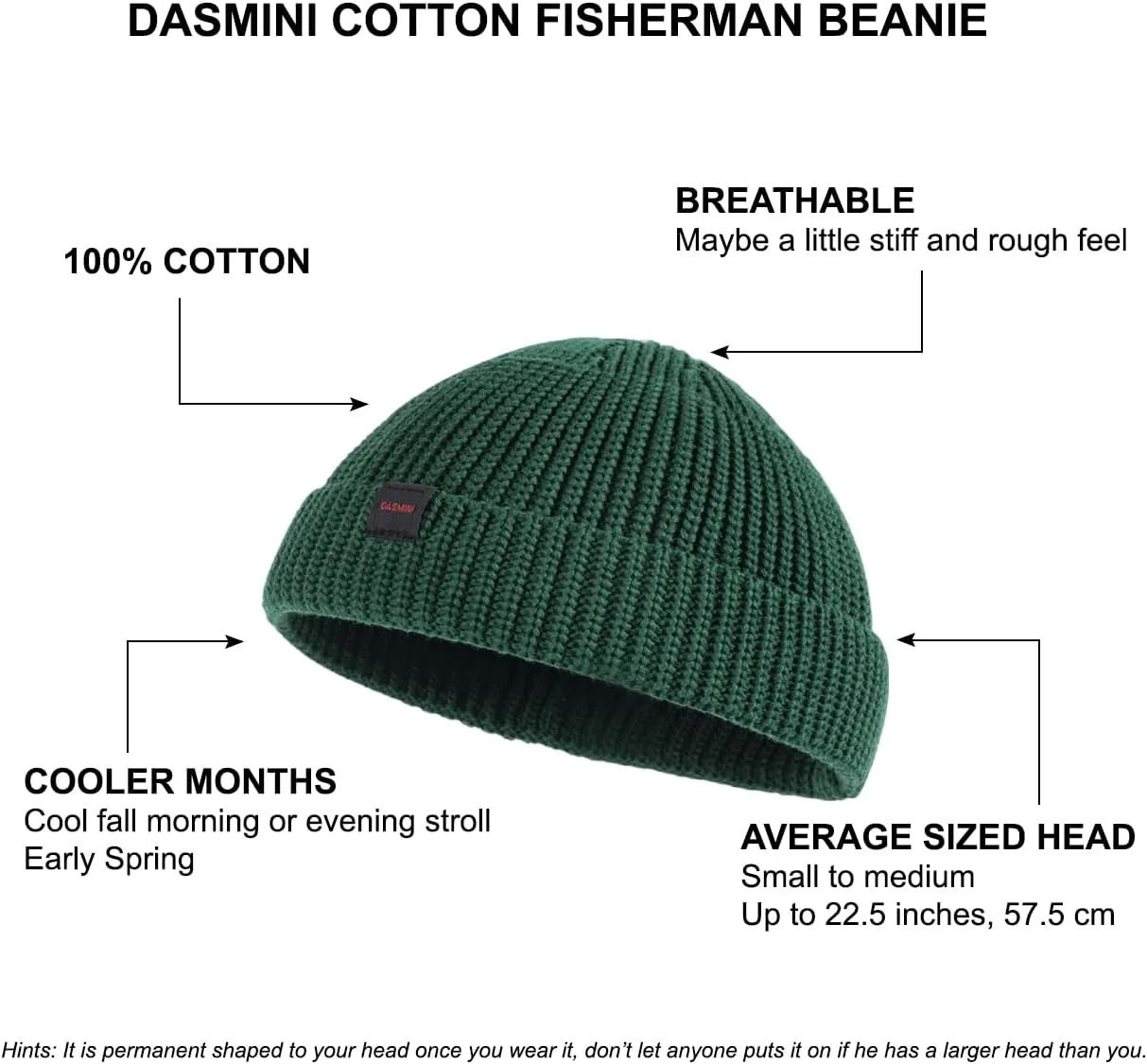 Fisherman Beanie Hats for Men Women,Knit Trawler Skull Cap,Watch Cap,Spring Fall Winter Warm Short Hats